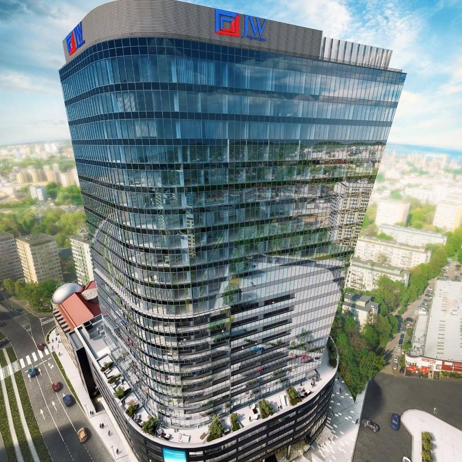Apartament Flaming Hanza Tower シュチェチン エクステリア 写真